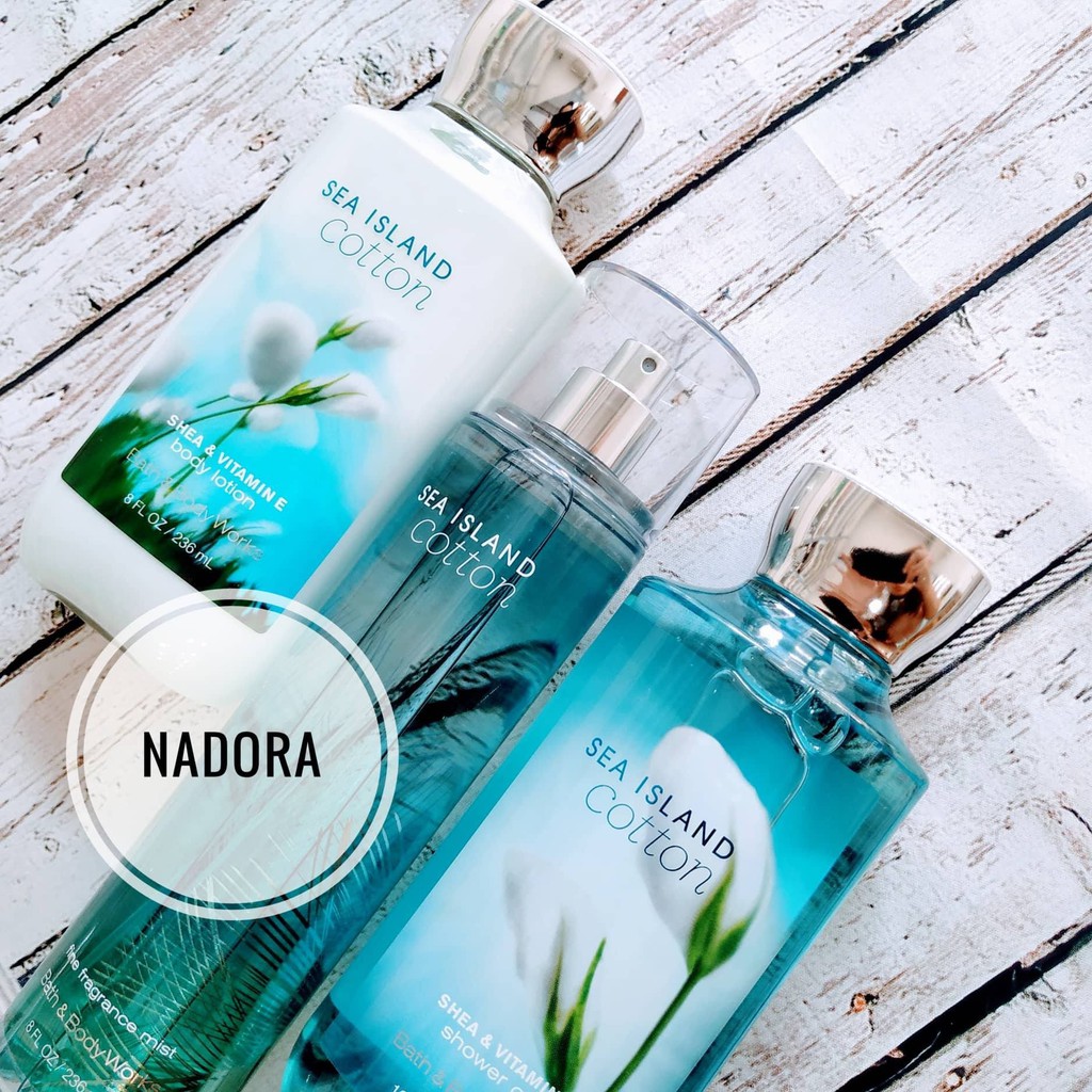 Xịt Thơm Toàn Thân Bath And Body Works - SEA ISLAND COTTON 236ml | BigBuy360 - bigbuy360.vn