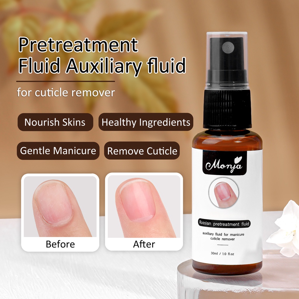 Chất làm mềm biểu bì móng tay MONJA 30ml bổ sung nuôi dưỡng phục hồi