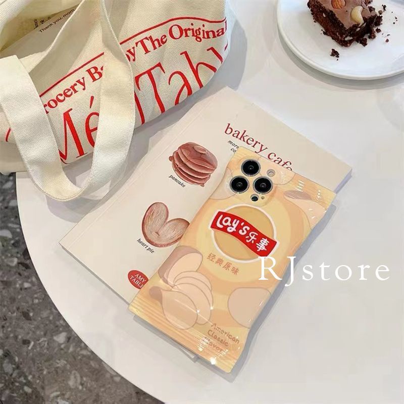 Ốp lưng for iphone Ốp lưng iphoneỐp lưng iphone Ốp Điện Thoại  Túi Khí Chống Sốc Hình Gói Khoai Tây Chiên Cho iphone 14/PLUS/xs/11/14pro/13/pro/max/plus/promaxDinuo case Dinuo case