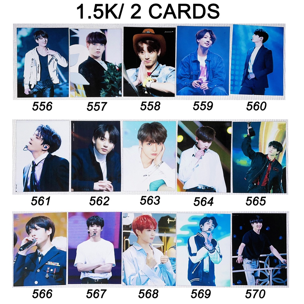 Sale set card BTS JUNGKOOK 5