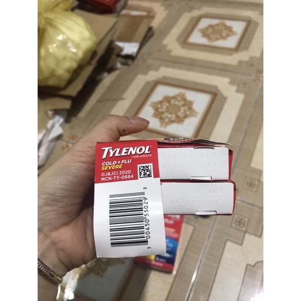 72 viên Tylênol cold + flu của Mỹ ( cam kết chính hãng)