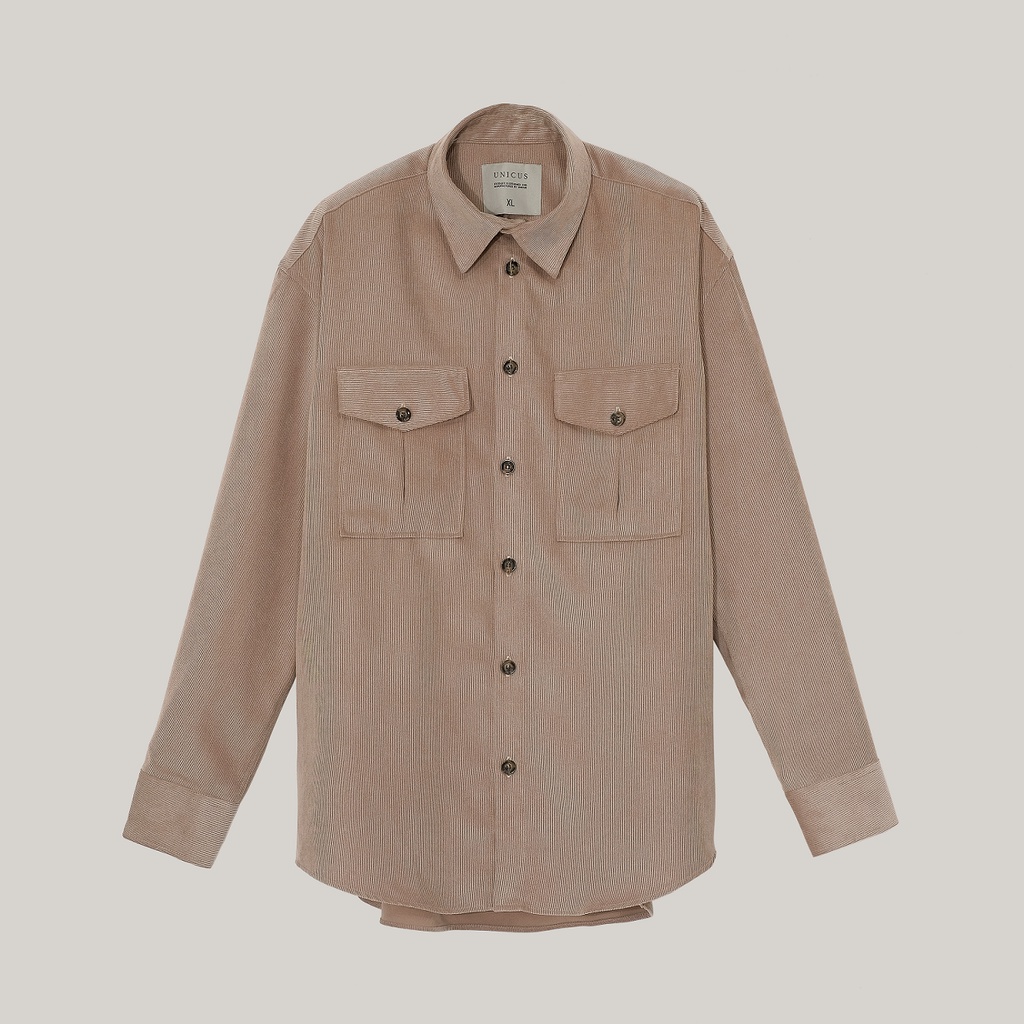 Áo Sơ Mi Dài Tay Cổ Đức Nam Nhung Tăm UNICUS Pierre Shirt | BigBuy360 - bigbuy360.vn