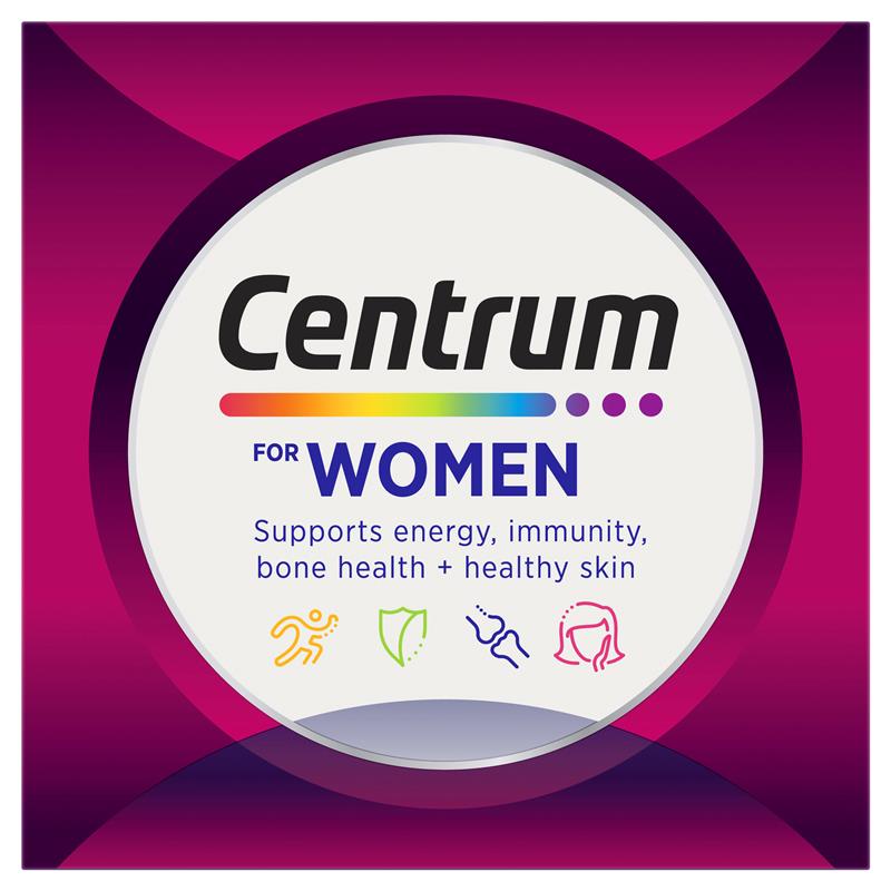 Vitamin tổng hợp dành cho nữ giới Centrum for women 90 viên của Úc