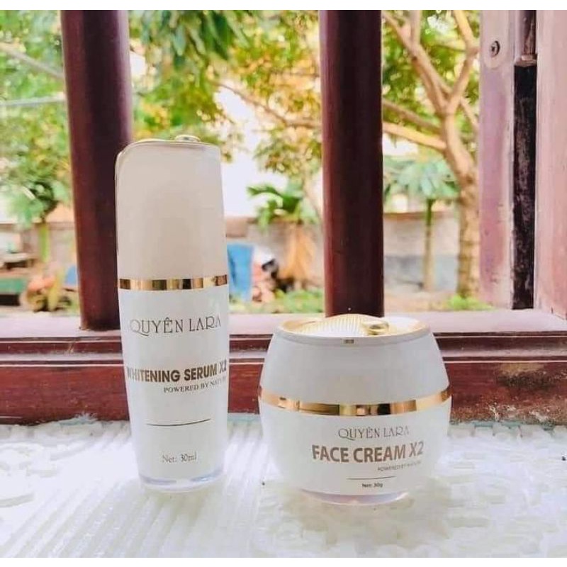Kem dưỡng trắng da mặt Face cream x 2 cho da khô và hỗn hợp Quyên LARA