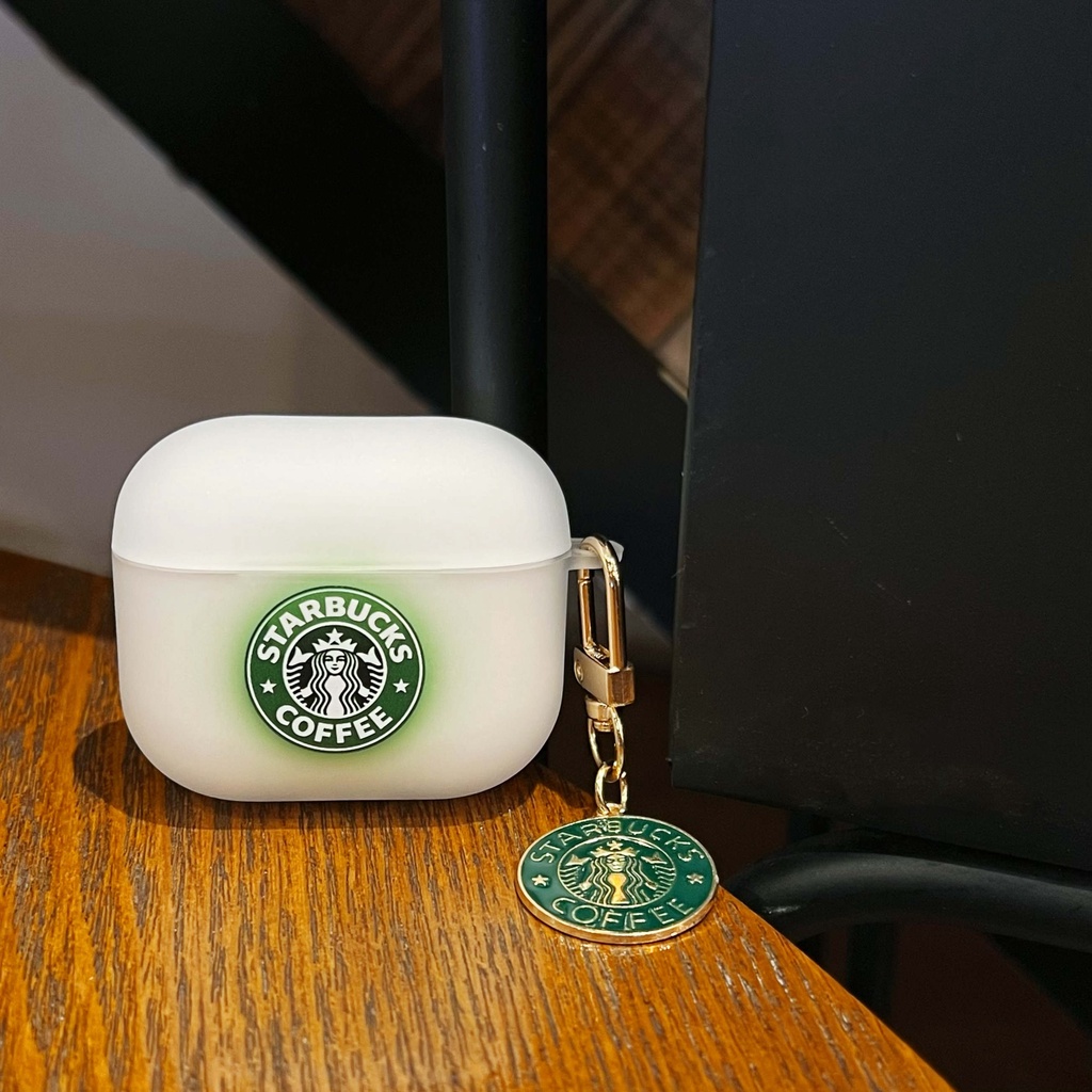 Vỏ Bảo Vệ Hộp Sạc Tai Nghe AirPods3 AirPods3 Pro 2Gen Họa Tiết Starbucks Thời Trang 2021 Ốp