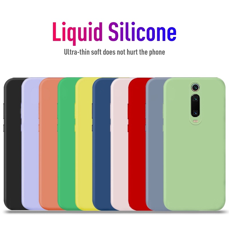 Ốp lưng silicon màu trơn chống bám dấu vân tay cho Xiaomi RedMi k20/Pro/MI 9T | BigBuy360 - bigbuy360.vn