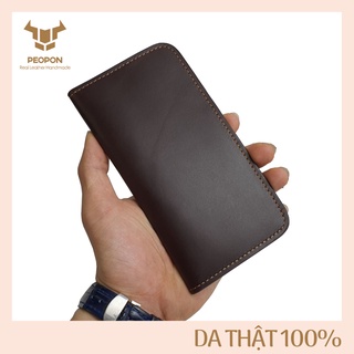 [DA BÒ THẬT] Ví Dài Cầm Tay Da Bò Nappa Cao Cấp, Ví Dài Mỏng Thiết Kế Unisex Phù Hợp Cả Nam Nữ