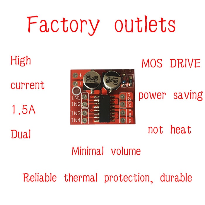 Mô Đun Đảo Chiều Tốc Độ Động Cơ DC PWM L298N