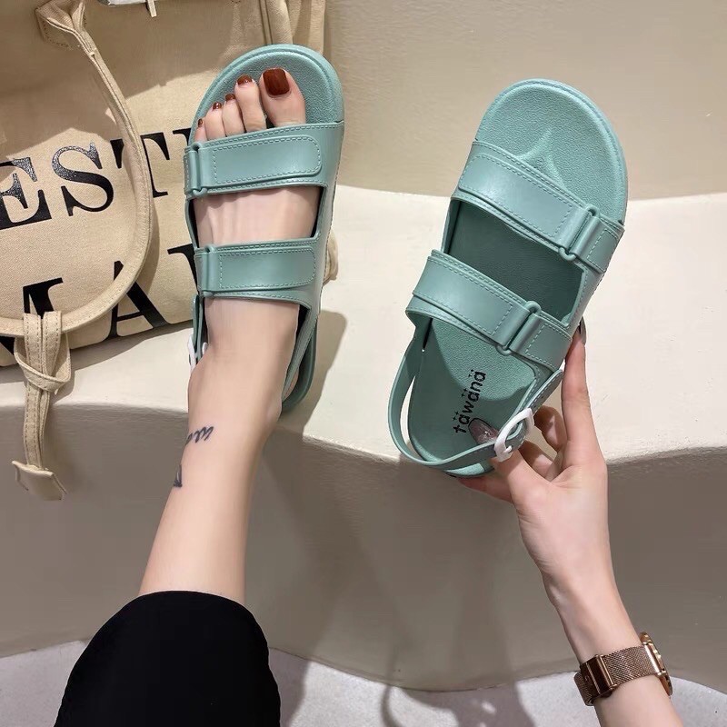 Sandal Nữ Dẻo Học Sinh, Sandal Đi Mưa Nhiều Màu