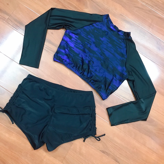 Set bơi croptop
