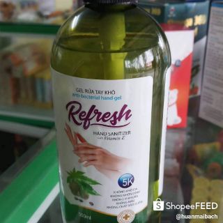 Nước sát khuẩn tay khô Refresh - giá cả bình ổn