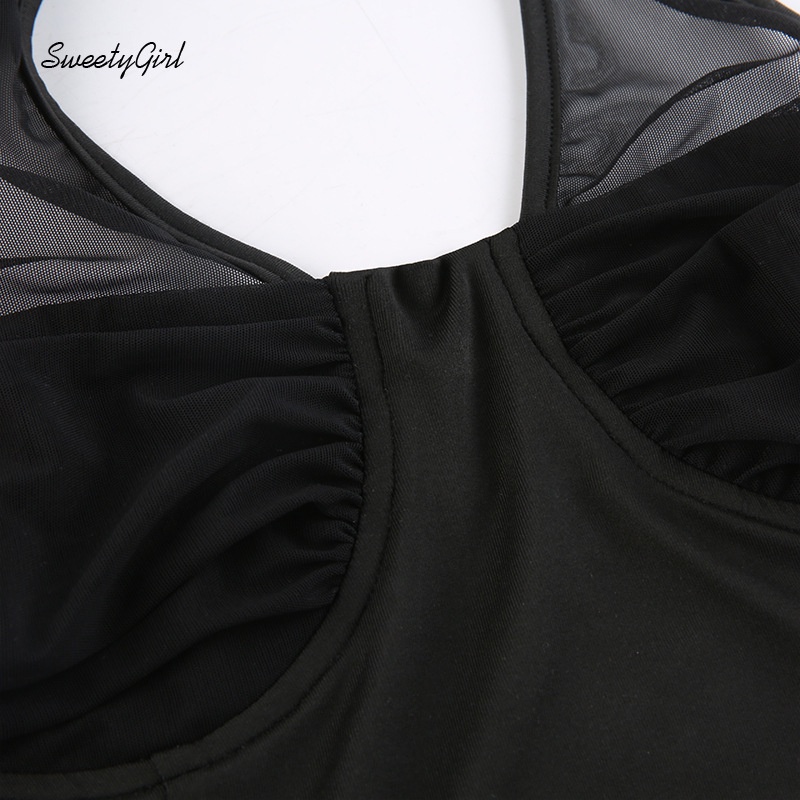 Áo Thun Cổ Tròn Tay Dài Phối Lưới Màu Trơn Thời Trang Quyến Rũ Cho Nữ 2022 Màu Sắc