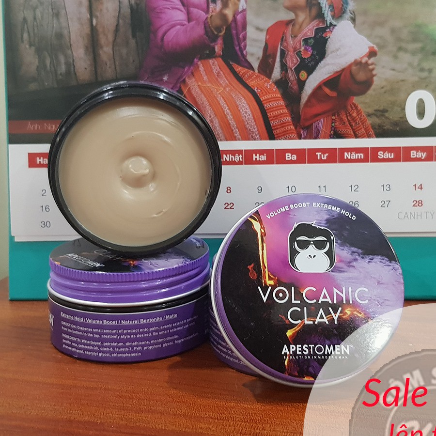 Sáp Vuốt Tóc Volcanic Clay