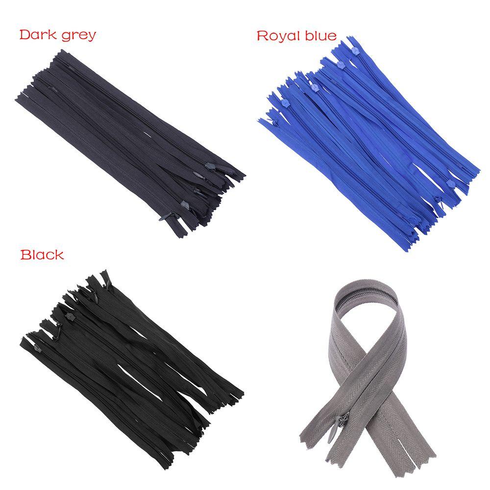 Set 10 Dây Khóa Kéo Nylon Tàng Hình 20cm May Vá Đa Ứng Dụng