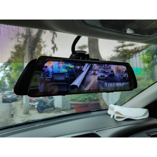 Camera hành trình Vietmap iDVR P2 – Thiết kế gương tràn viền, định vị xe trực tuyến