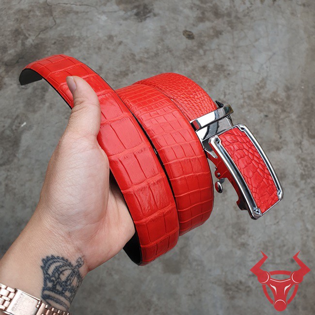 Dây Nịt Da Cá Sấu Không Nối TL080802