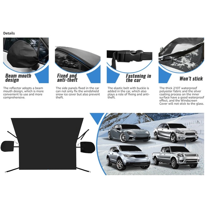 Vỏ Bọc Kính Chắn Gió Chống Tuyết Chống Thấm Nước