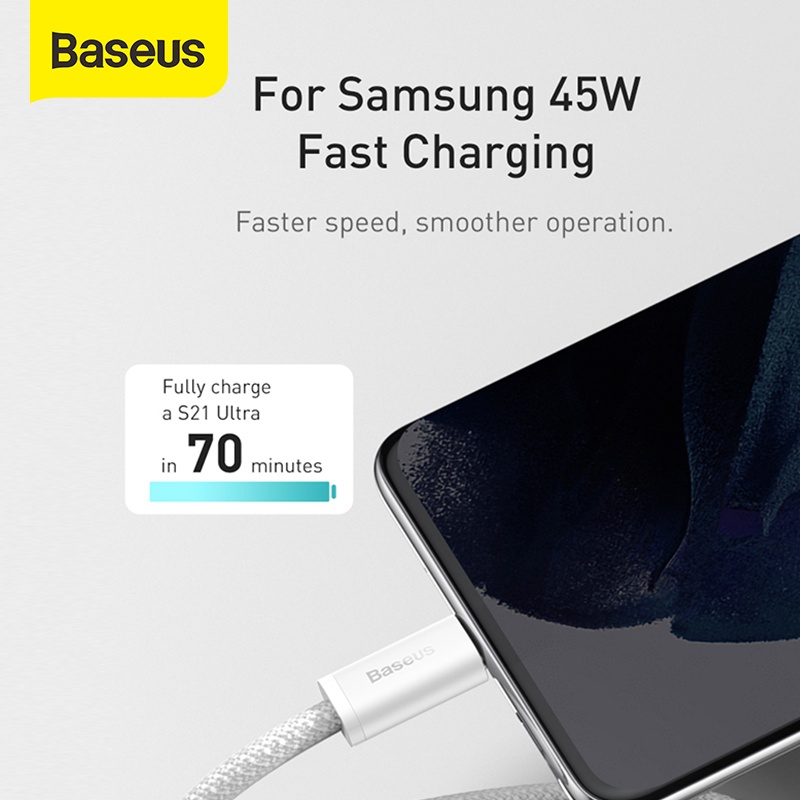 Baseus Dynamic Data 100W Type-C to Type-C Fast Charge PD Sạc nhanh - hshop
