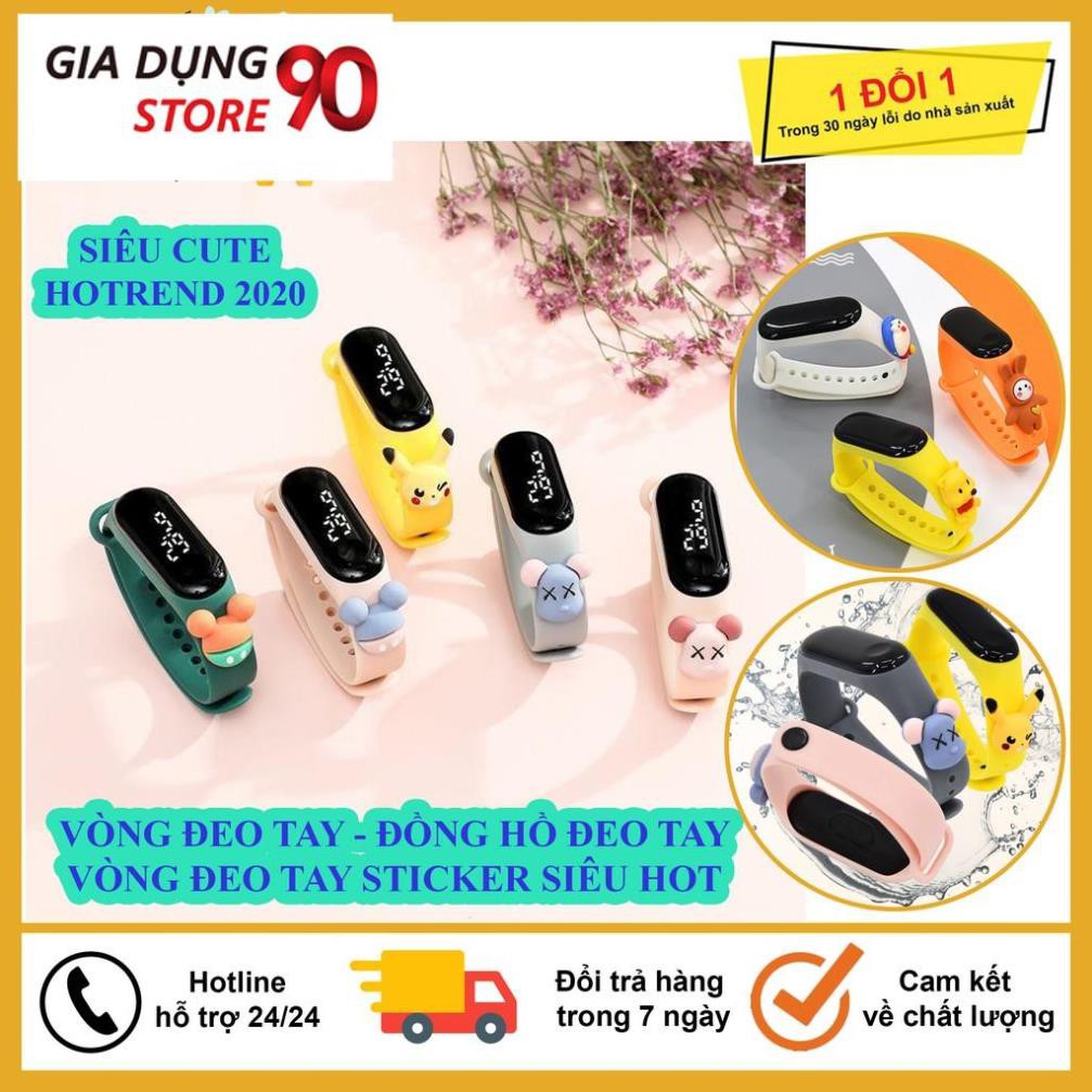 Vòng Đeo Tay, Đồng Hồ Thông Minh Thể Thao Sticker Hình Thú, Được Chọn Mẫu Siêu Hót, Siêu Đẹp, Hàng Độc Quyền Tại Shop