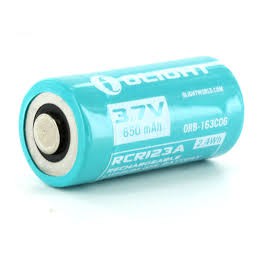 (01 viên) Pin sạc Olight RCR123A - 650 mAh - 3.7V