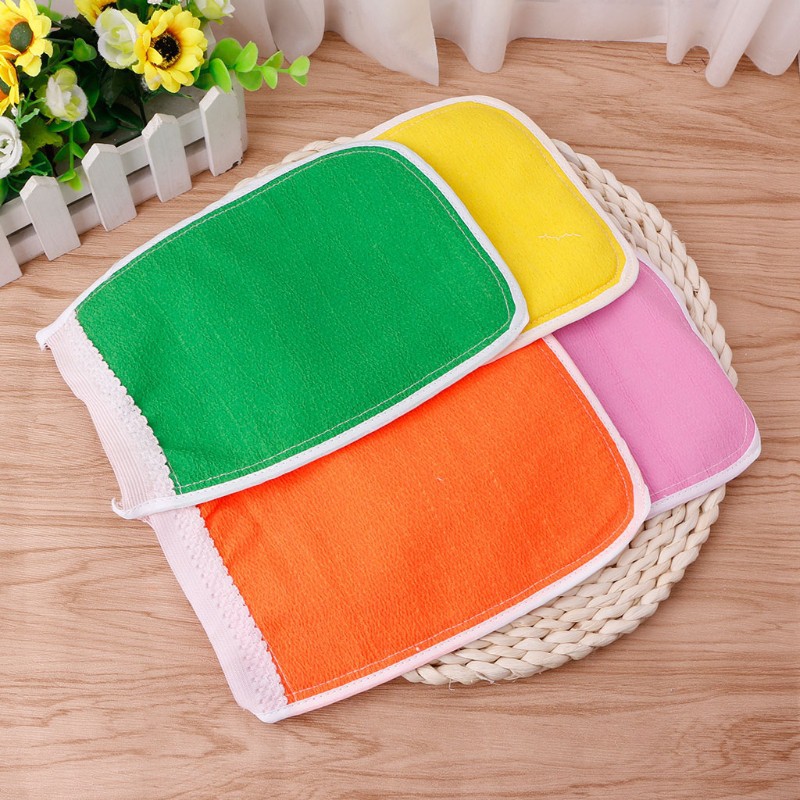 Exfoliating Washing Shower Bath Gloves Back Scrub Body Massage