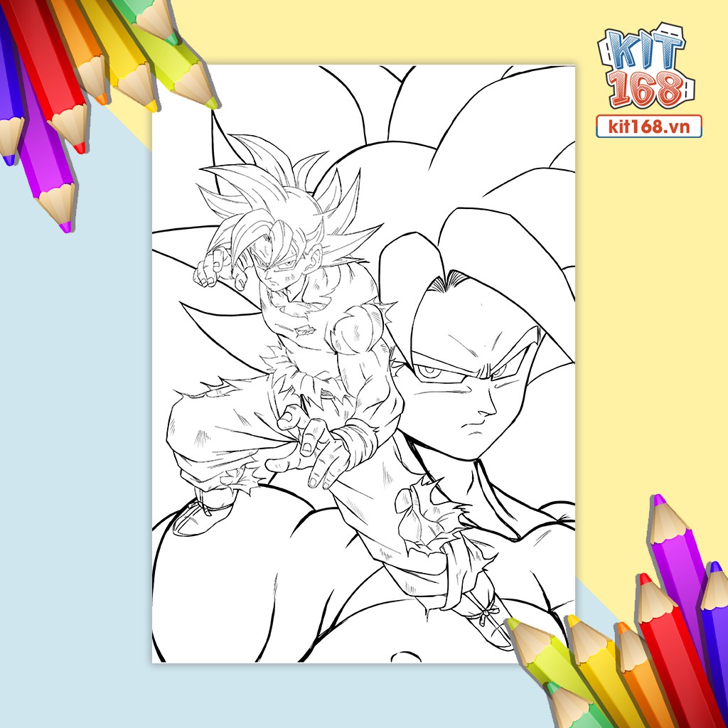 Tranh tô màu Dragon Ball TTM-0022