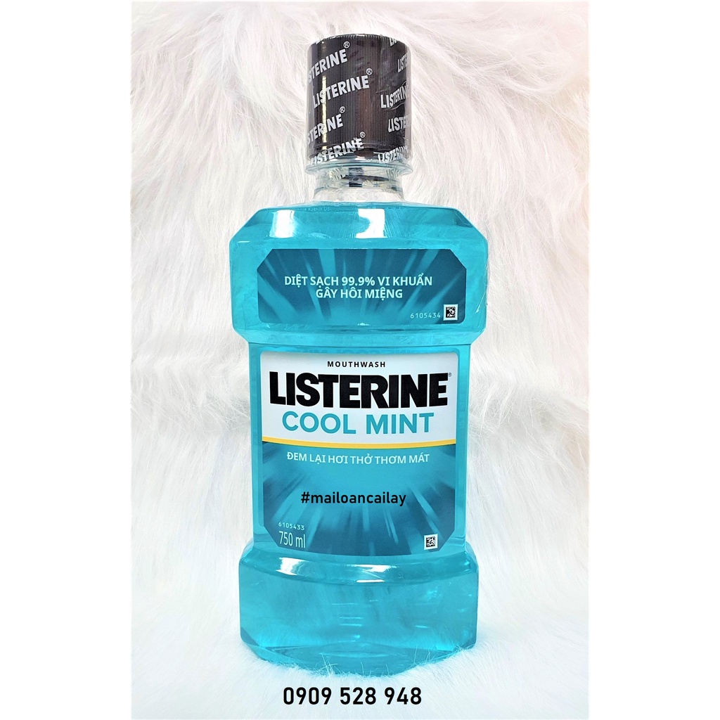 Nước Súc Miệng LISTERINE COOL MINT 750ml