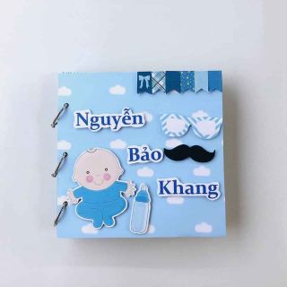 Album ảnh scrapbook cho bé trai
