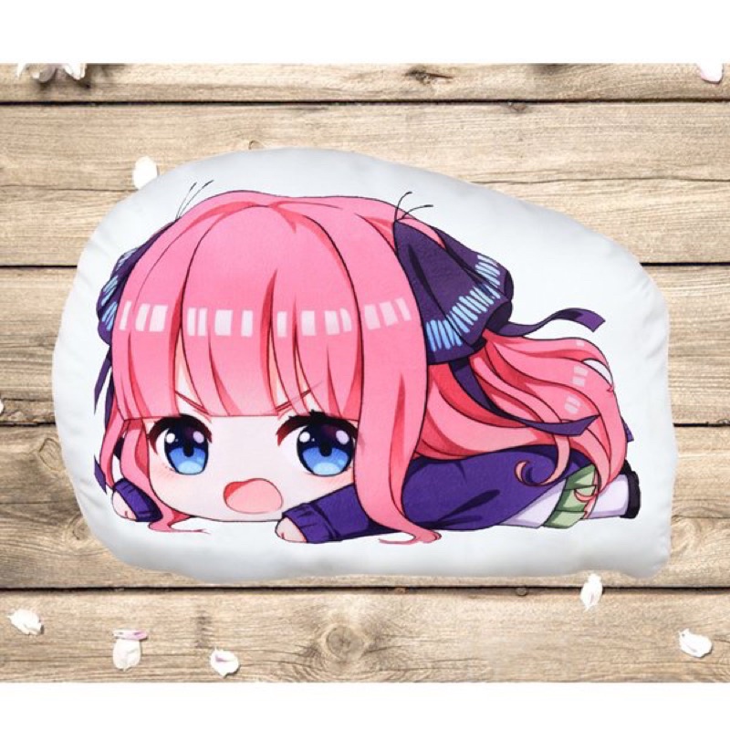 Gấu bông nakano miku 25-50cm 2 mặt ảnh/ Gối ôm Yuji miku