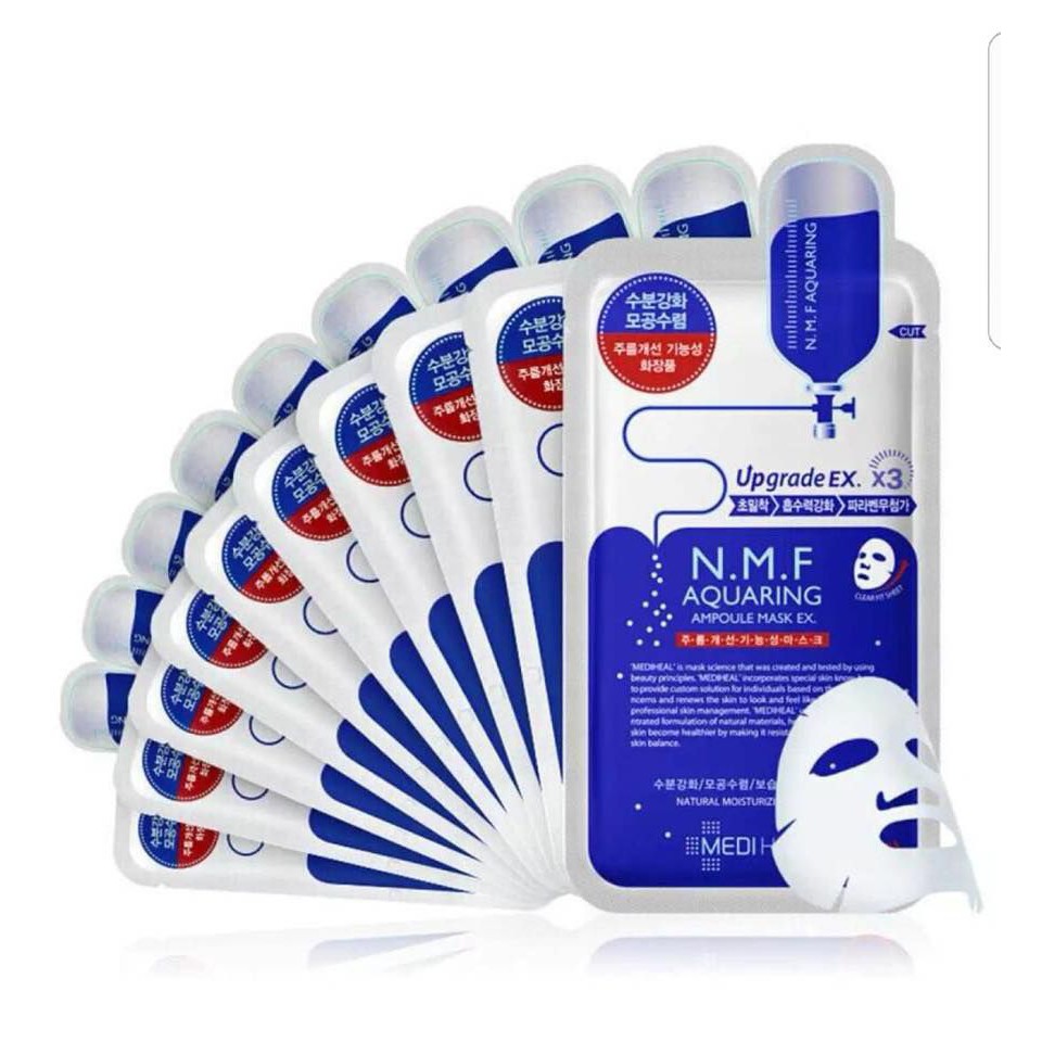 Mặt nạ cấp nước MEDIHEAL NMF AQUARING AMPOULE MASK UPGRADE N.M.F 25ml