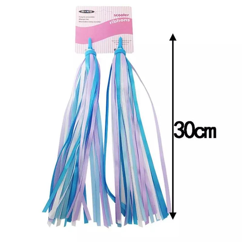 Dây Tua Rua Polyester 30CM Màu Cầu Vồng Trang Trí Xe Đạp