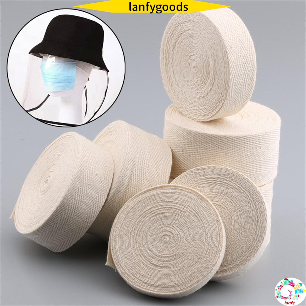 Cuộn Dây Cotton Rộng 1-5cm 50m Đa Dụng Chất Lượng Cao