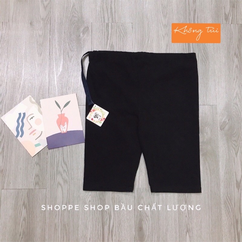 QUẦN LEGGING ĐÙI BẦU CÓ CHỈNH BỤNG CHẤT COTTON BOZIP ĐẸP