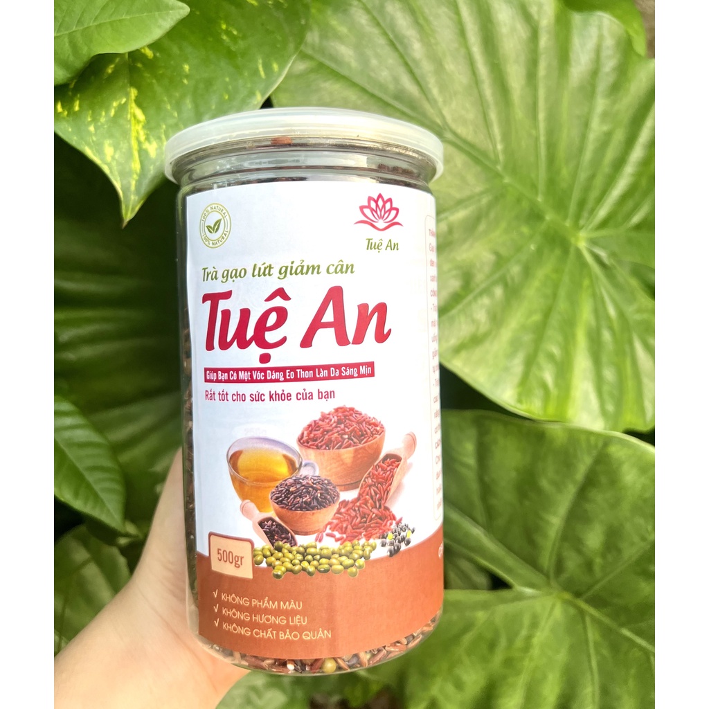 Trà gạo lứt giảm cân Tuệ An ,Thanh lọc gan, Giải độc cơ thể và giảm cân hiệu quả (500GR)