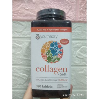 [HÀNG MỸ] Collagen dạng viên Collagen + biotin - 390 Viên