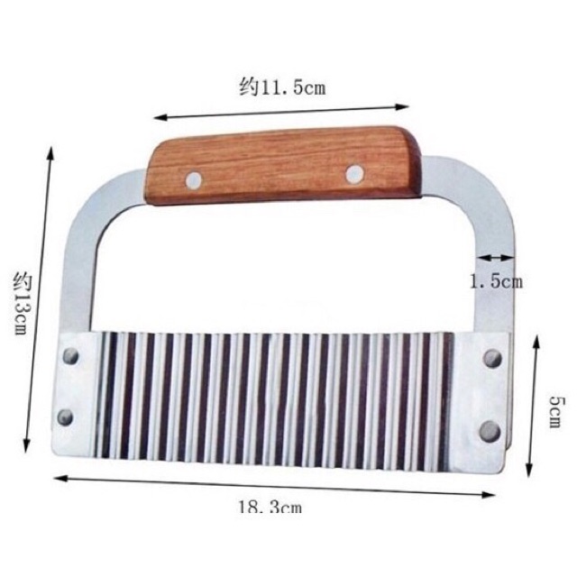 Dụng cụ cắt khoai tây củ quả lượn sóng