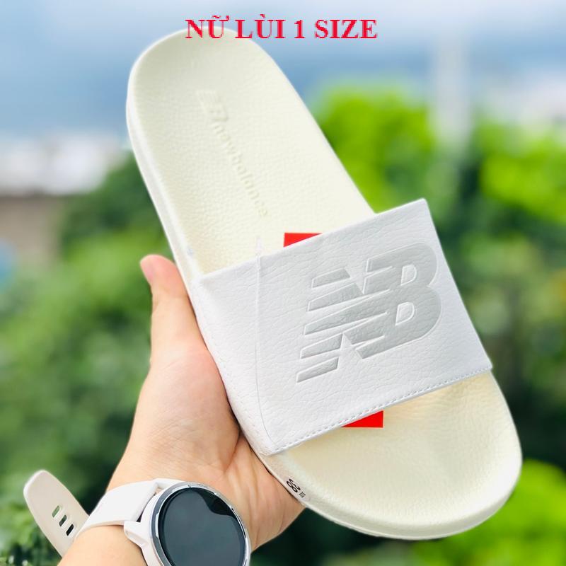 Dép newbalence 🎁 FREESHIP + TẶNG VỚ 🎁dép unisex NB new balence quai ngang thể thao nam nữ full kem