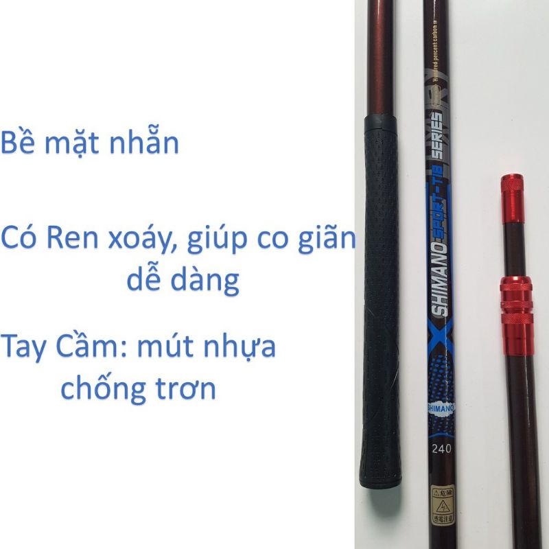 Vợt cacbon, vợt xúc cá carbon, vành vợt cácbon, vành vợt carbon