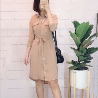 Đầm sơ mi dư xịn