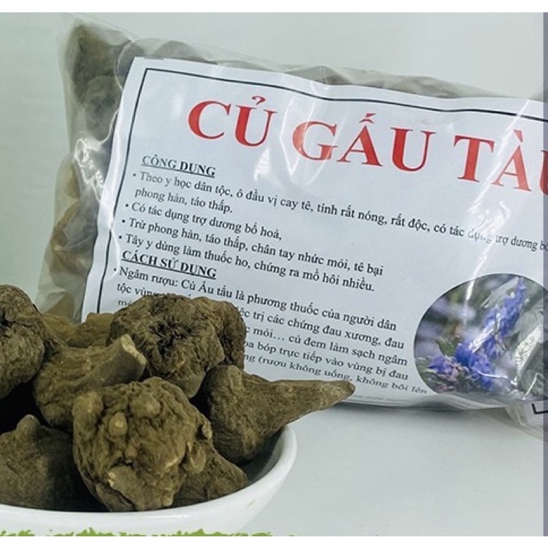 CỦ GẤU TÀU(ấu tàu, ấu tẩu) loại 1(mới, sạch, đẹp)_ Ngâm rượu xoa bóp