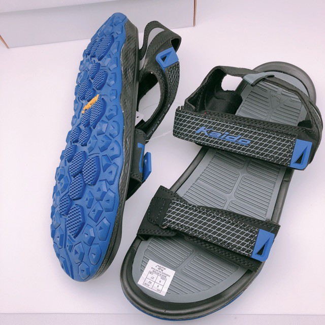 SALE OFF _Dép Quai Hậu Sandal Nam KAIDO 2 Màu Xanh và Đen Cực Chất _GIẢM GIÁ CỰC SỐC