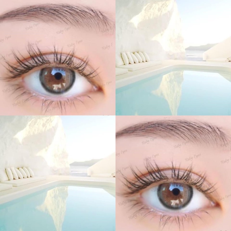 MẪU LENS STELLA GRAY GIÃN TO ( KHÔNG ĐỘ)