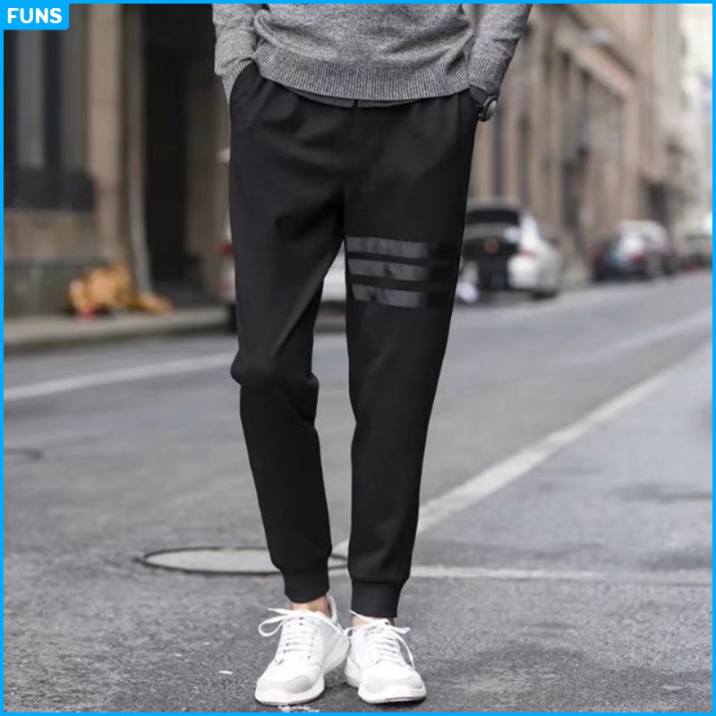 Quần thể thao nam FUNS Quần jogger nam mã TT27-Q Dáng Quần thun nam kiểu nỉ bó ống Hàn Quốc đẹp ống dài hè mát