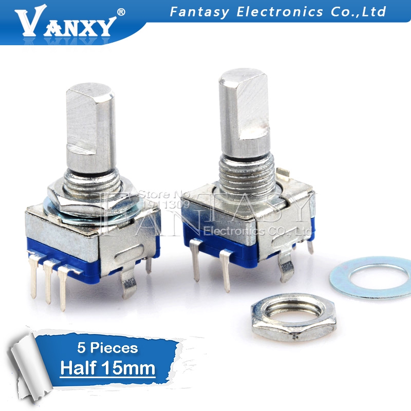 Set 5 Công Tắc Xoay 15mm Chuyên Dụng