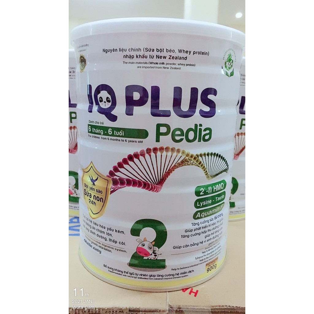 [HÀNG CHUẨN]Sữa IQ Plus Pedia 400g,CẢI THIỆN KHẢ NĂNG HẤP THU DƯỠNG CHẤT,PHÁT TRIỂN THỂ CHẤT VÀ TRÍ NÃO