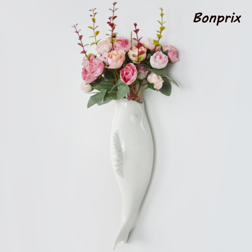 Bình Hoa Treo Tường Trang Trí Hình Chú Cá Đáng Yêu