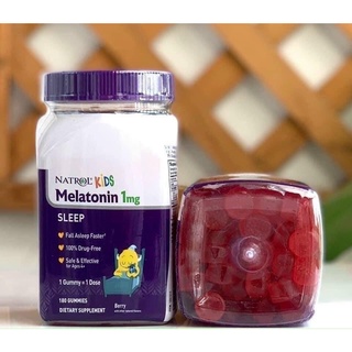 Kẹo ngủ Natrol Kids Melatonin Gummies 180v