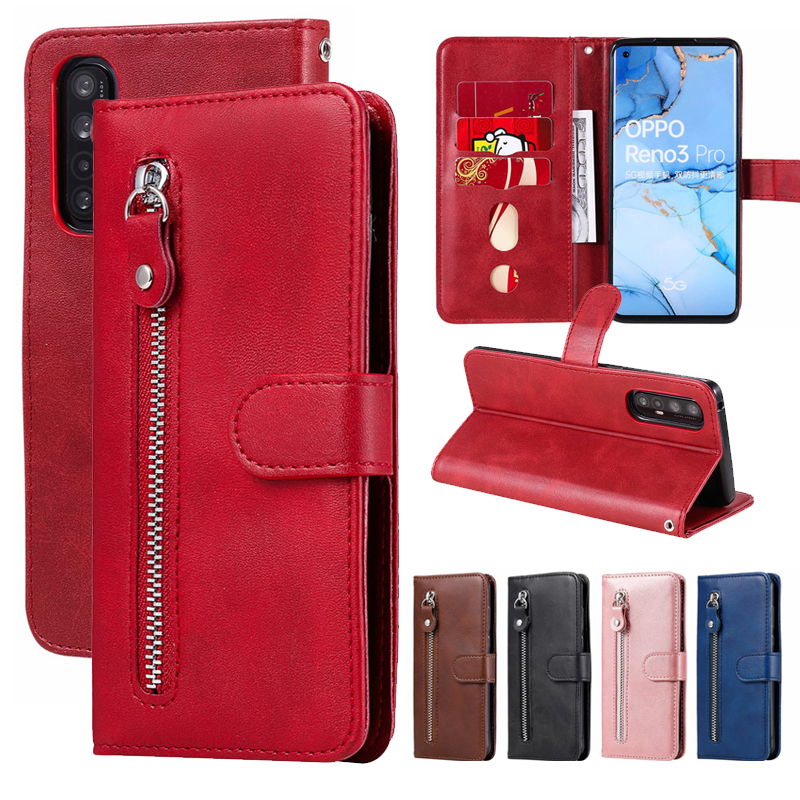 Bao da cho điện thoại OPPO Reno 5 5 Find X3 Pro A94 A32 A52 A53 A72 A73 A92 A93 A9 A5 2020 F17 F19 Pro Realme 8 Pro 5 5i