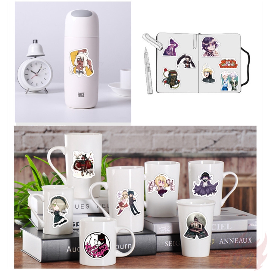 ❉ Dangan Ronpa - Series 01 Anime Games Stickers ❉ 50Pcs/Set Danganronpa Monokuma Waterproof DIY Decals Doodle Stickers