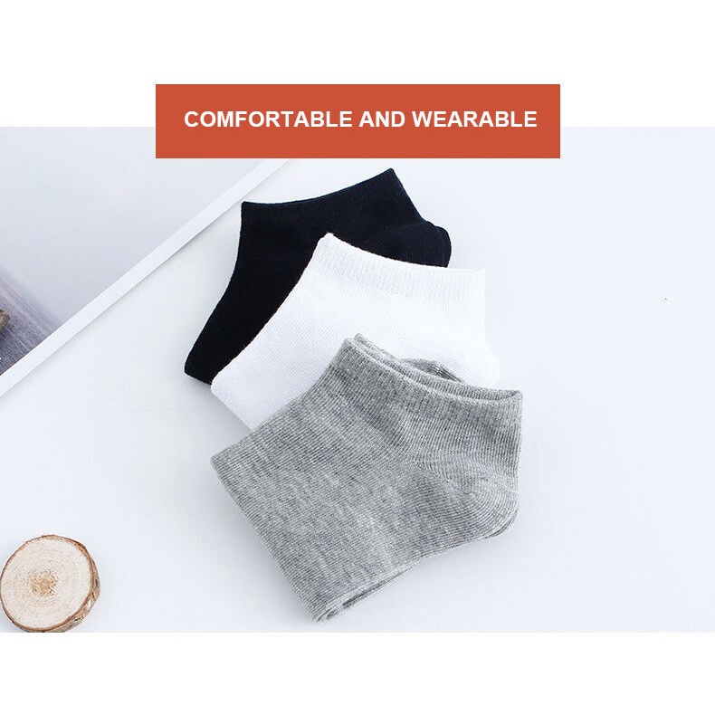 Vớ cotton Màu Trơn Thoáng Khí Thoải Mái Đơn Giản Mới